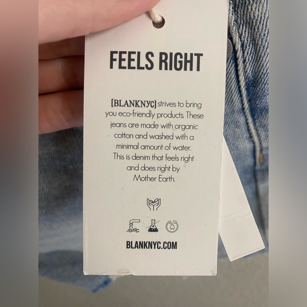 Blank NYC The Astor Cut-off Short size 25 - Picture 5 of 5